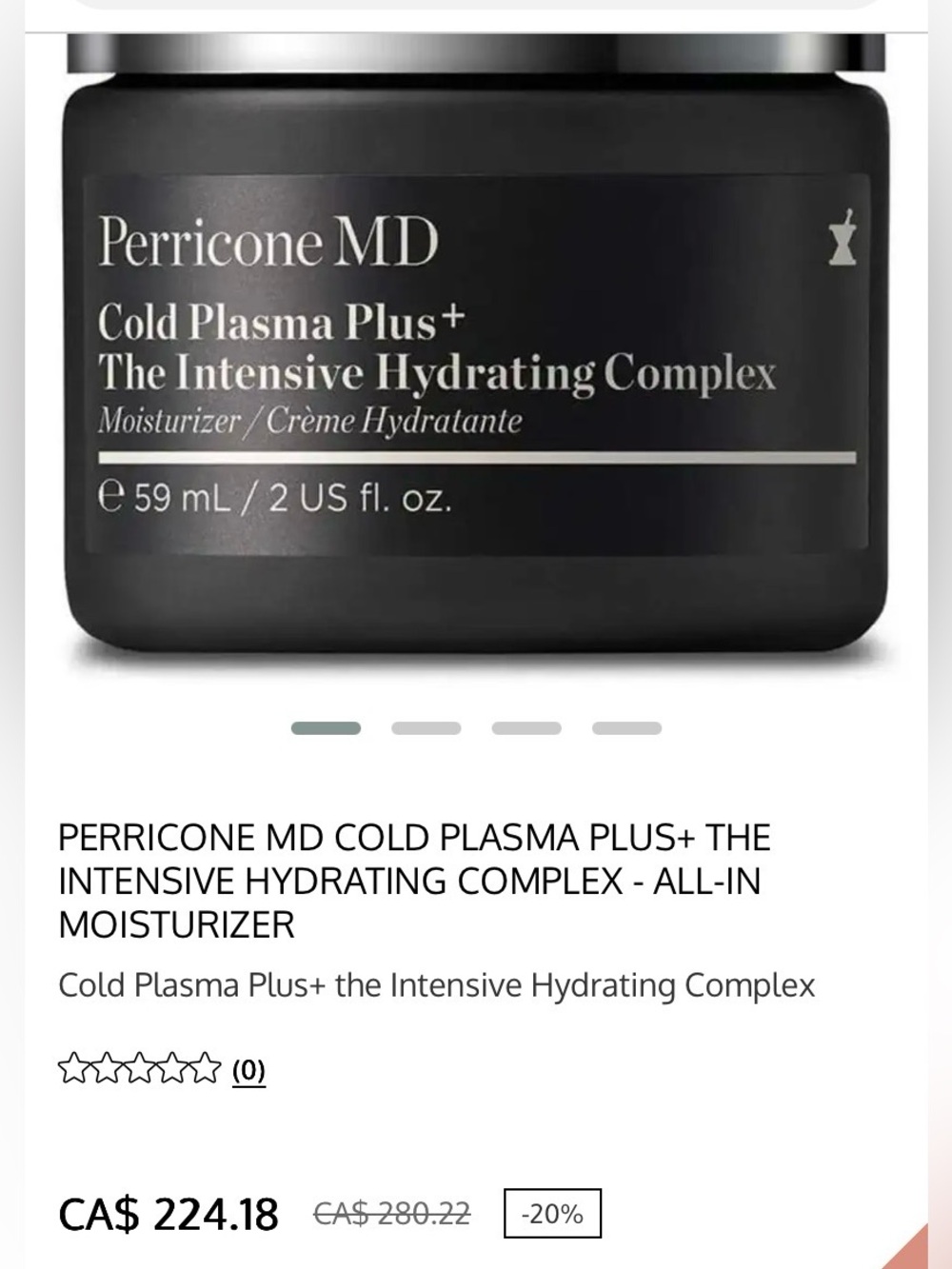 Perricone MD Cold Plasma Plus+ Intensive Hydrating Complex - 59 ml